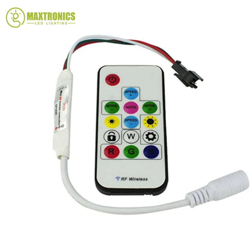 Беспроводной мини контроллер для светодиодной ленты WS2811 WS2812 WS2812B|rgb led controller|led