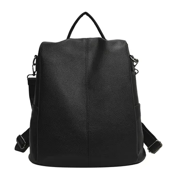 

Solid Color Women's Fashion Classic Simple Student Bag Anti-Theft Bag Wild Shoulder Bag Dropshipping #Zer