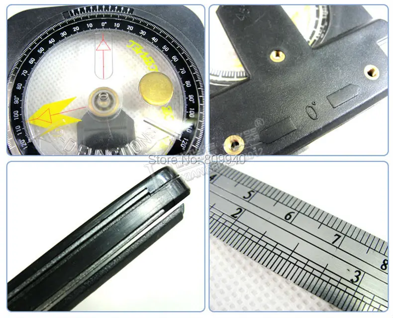 0-120 градусов многофункциональный измеритель уровня Угол транспортир с дорожки магнитной угол метр
