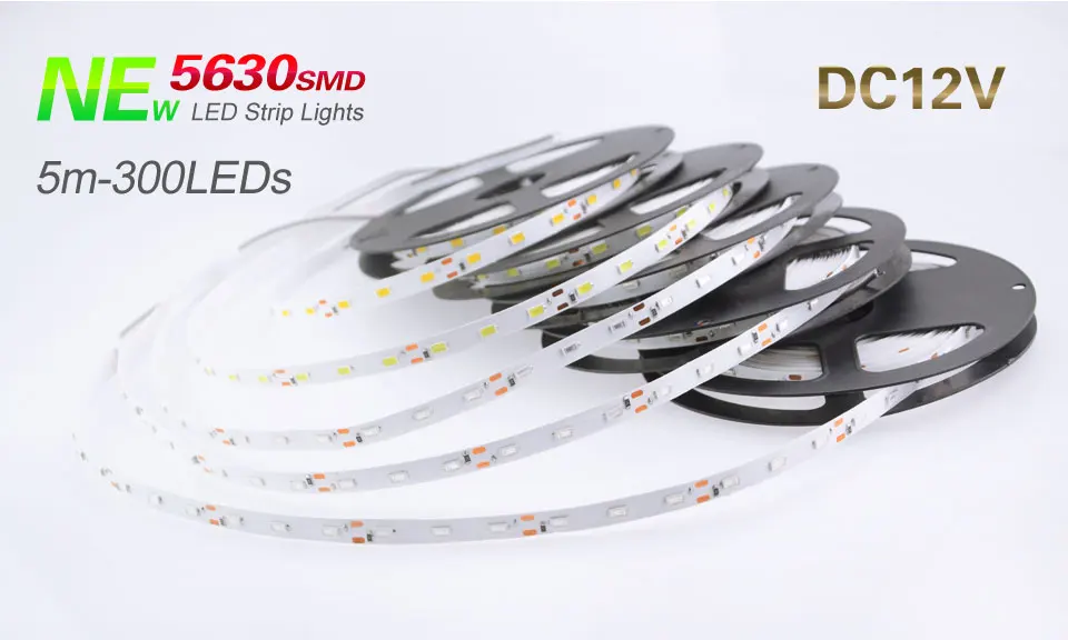 5 м RGB led ленточный светильник 12 В 3528 5050 5630 3014 2835 300 светодиоды поверхностного монтажа RGB Neons светильник s для потолочного счетчика шкаф светильник без водонепроницаемости