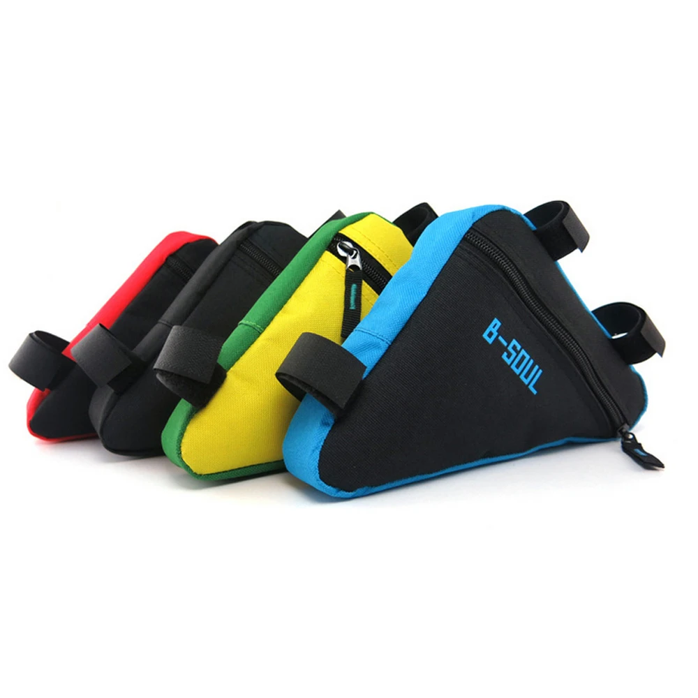 Top 4 Colors Waterproof Triangle Cycling Bicycle Bags Front Tube Frame Bag Mountain Bike Triangle Pouch Frame Holder Saddle Bag #c 4