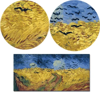 Wheatfield with Crows by Vincent van Gogh Printed on Canvas 5