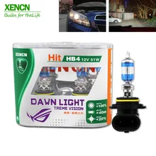 XENCN супер яркий рассвет светильник автомобильные галогенные лампы головного светильник s 12V H1 H4 H7 H11 9005 9006 HB3 HB4 9012 H1R2 3800K