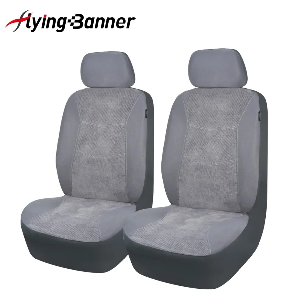 

2018 Fashion 2 Front Car Seat Cover Comfortable Corduroy Covers For Seats Interior Car Accessories Both Side Airbag Compatible