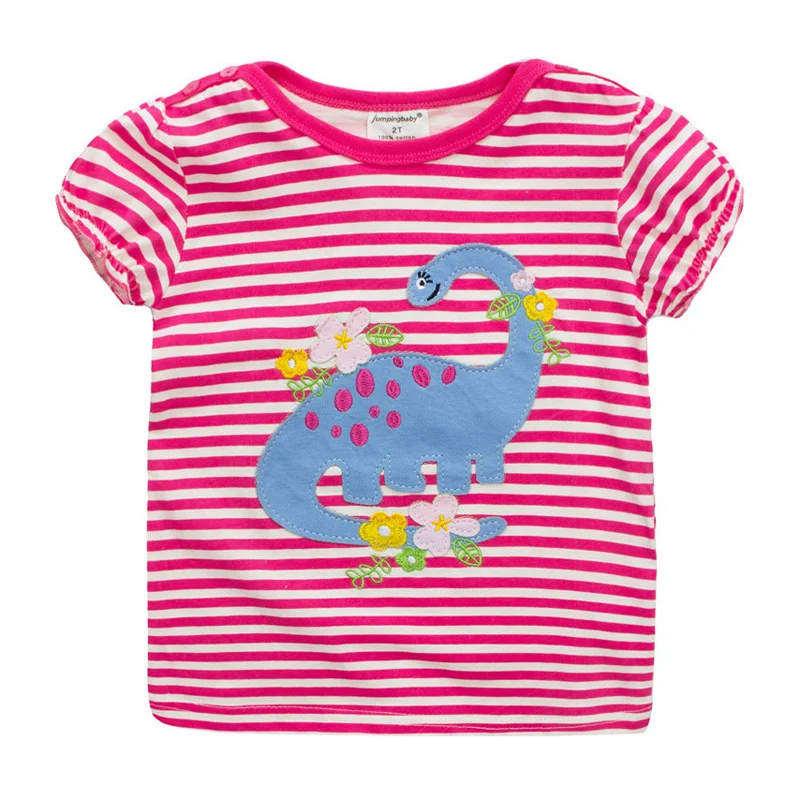 2017 Girls T-shirts Kids Clothes Camiseta Summer Cotton T-Shirt Clothing Baby Roupas Camisetas Mujer Verano Costume Short Sleeve33