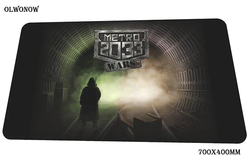 size 700x400x2mm Metro 2033 коврик для мыши Инди поп компьютерный коврик 70x40 см игровой коврик для мыши большой мультяшный коврик для мыши Клавиатура игры ПК геймер стол - Цвет: size 700x400x2mm