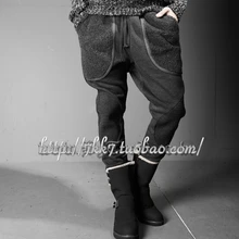 Мужские брюки популярного высокого класса показывает маленькие брюки с низким шаговым швом Harlan cultivate one's morality men who pants 27-38