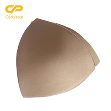 Codysale Chest Pads Women Insert Sponge Fits for Bras Triangle Pad Breathable Pads Insert Fresh Sponge Pads Breast 5 Pairs