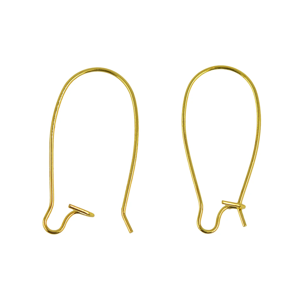 50 pcs DIY Jewelry Making Finding French Earring Hook Ear Wires DIY accessories for making personalized jewelry Gold 25mm