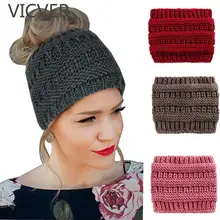 Шерстяная Шапка-бини «конский хвост», Женская Мягкая вязаная шапка-тюрбан для женщин, вязаная шапка, вязаная шапка Skullies Beanies, Повседневная зимняя теплая шапка s