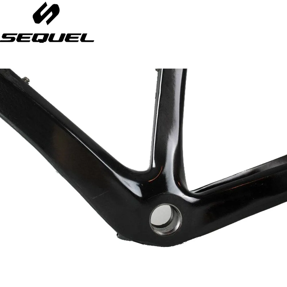 Карбоновая велосипедная Рама SEQUEL fiber bike frame Toray T800 telaio carbonio 2017 Di2 и механическая