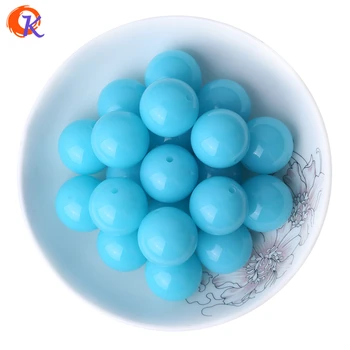 

S17 Cordial Design 6-25MM Light Blue Chunky Bubblegum Acrylic Solid Beads Colorful Chunky Beads For Jewelry CDWB-512027