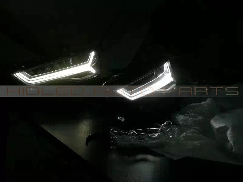 Бесплатная доставка 1 комплект светодиодный ных фар в сборе для Audi A6 2012 2016