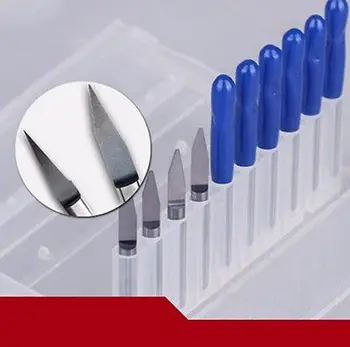 

10PCS/SET LEVEL-3A 3.175mm/4mm/6mm Flat bottom knife CNC Machine Milling Cutter Bits wood cutter Engraving Machine Tool