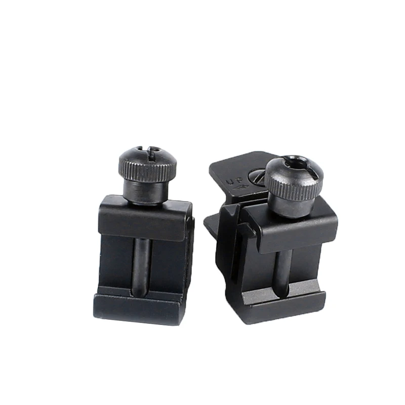 Model 4 AR 15 Flip Up Front Rear Sight Rapid Transition with Windage Adjustment Dual Aiming Apertures Quick Detachable 27-9 (5)