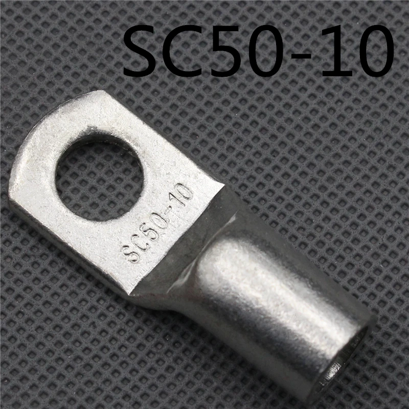 

1piece SC(JGK)50-10 B type tinned copper cable lugs crimp type Electric power fittings equipment contacter