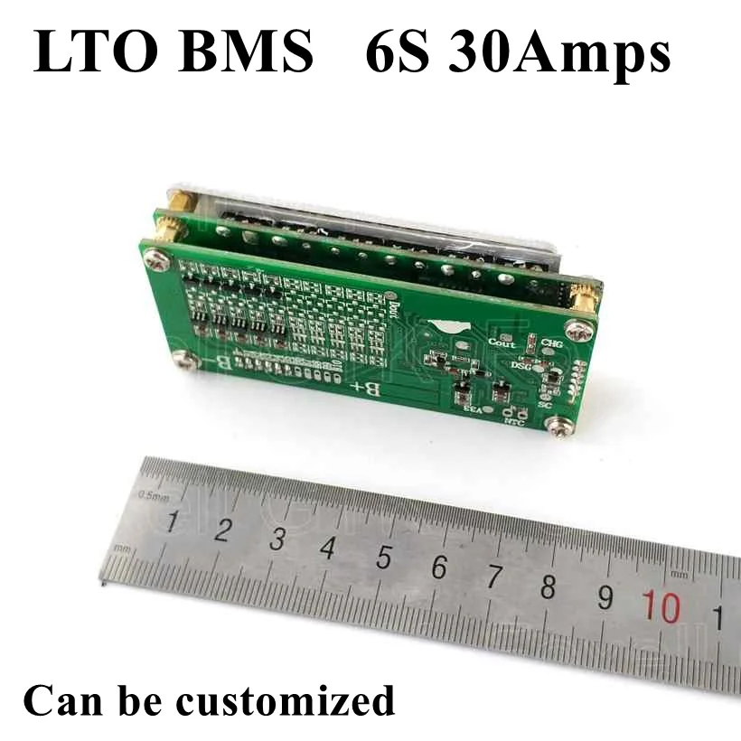 Бренд LTO BMS 6s 30A аккумулятор из лития и титана 14,4 В датчик СМК 12 в bms pcm Защитная плата высокой мощности разрядки автомобиля солнечной энергии