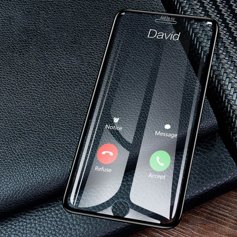 KISSCASE Gehärtetem Glas Für iPhone X XR XS Max XS Ultra Slim Klar Mit Schwarzen Rand Screen Protec