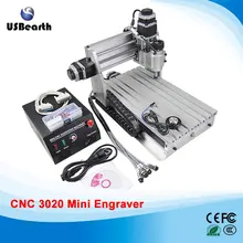 Desktop CNC router 3020 Z-DQ Mini cnc machinery with ball screw for wood PCB milling, no tax to EU