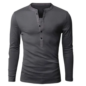 

New Mens Clothing T Shirts Splice Color Long Sleeve TShirt Fashion Streetwear Male Casual Men Tops 7colour