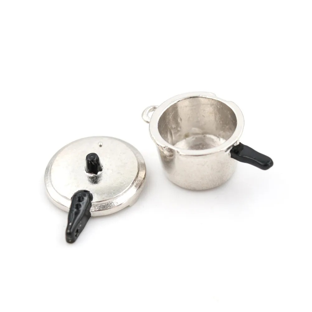 Cooking Utensil Pressure Cooker Autoclave Toy Simulation Kitchen Tools 1:12 Scale Dollhouse Miniature Kitchen - Image 6