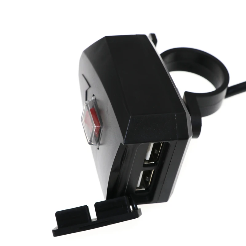 Мотоциклетное водонепроницаемое зарядное устройство MotoLovee 10 В 80 в 2 4 А с двумя USB