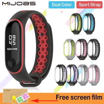 

Newest For Xiaomi Mi Band 3 Sport Straps Miband 3 Bracelet Wristband Replacement Smart Band Accessories For Mi Band 3 Silicone