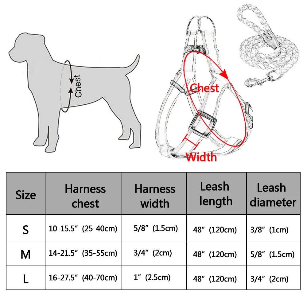 Small-Dog-Harness-and-Leash-Set-Reflective-Nylon-Adjustable-Small-Dog-Harness-Leads-Rope-Set-for (5)