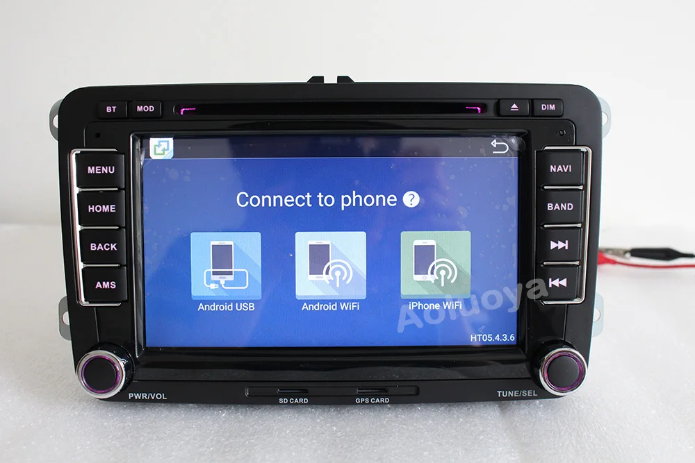 Best Aoluoya RAM 4GB 8-Core Android 8.0 CAR Radio DVD GPS PlayerFor VW Volkswagen golf 5 6 Polo Passat Tiguan Jetta EOS sharan Touran 3