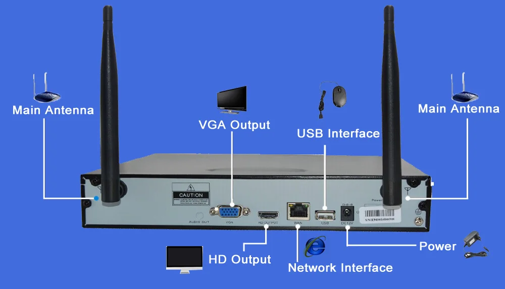 4 camera security system 