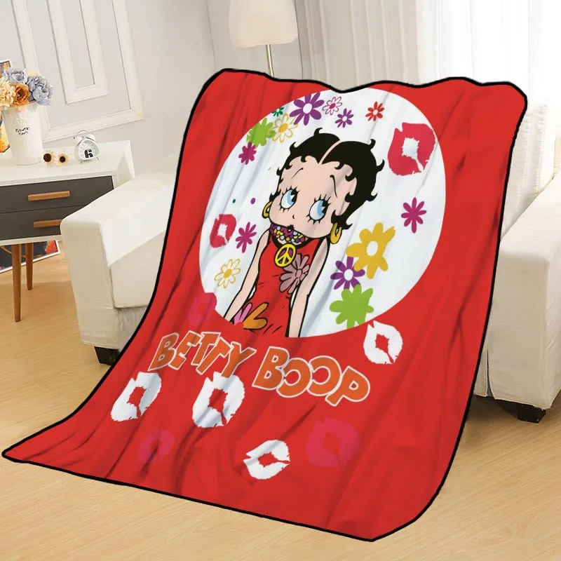 Одеяла на заказ изготовленные на заказ одеяла Betty Boop мягкие TR DIY ваше изображение дропшиппинг пледы путешествия одеяло - Цвет: Blanket 15