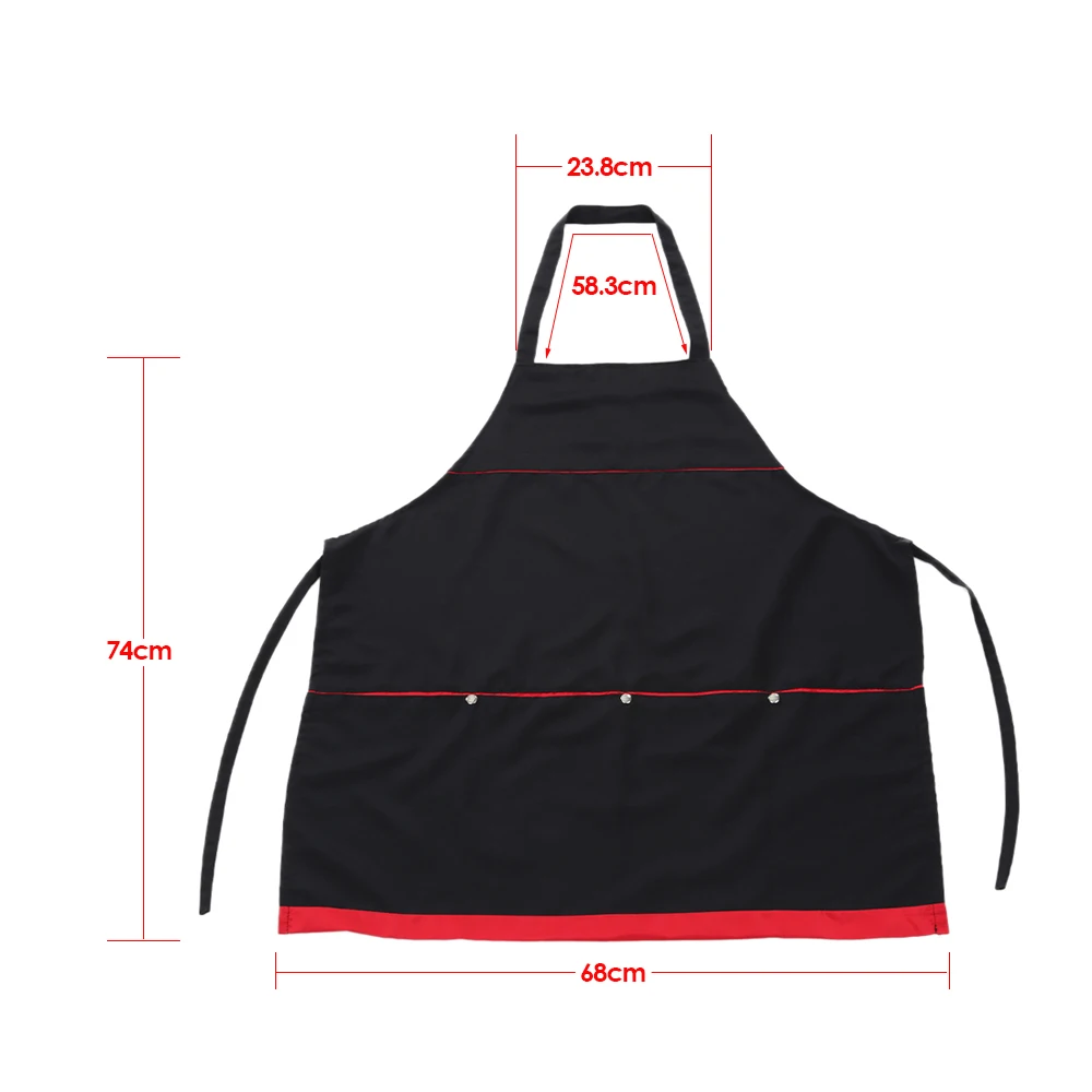 Durable 4 Pockets Salon Apron barber accessories for Barber Hair Cutting Dyeing Cape Cloth peluqueria accesorios profesional Hai Durable 4 Pockets Salon Apron barber accessories for Barber Hair Cutting Dyeing Cape Cloth peluqueria accesorios profesional Hai