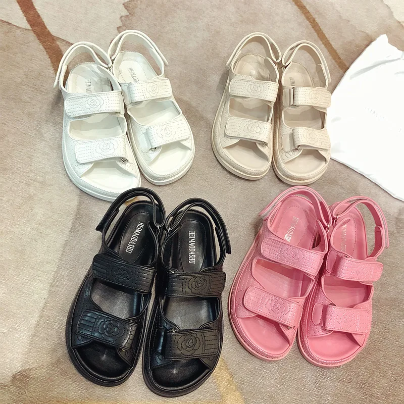 Sandalias mujer 2019 обувь на плоской подошве Женская платформе Обувь сандалии из