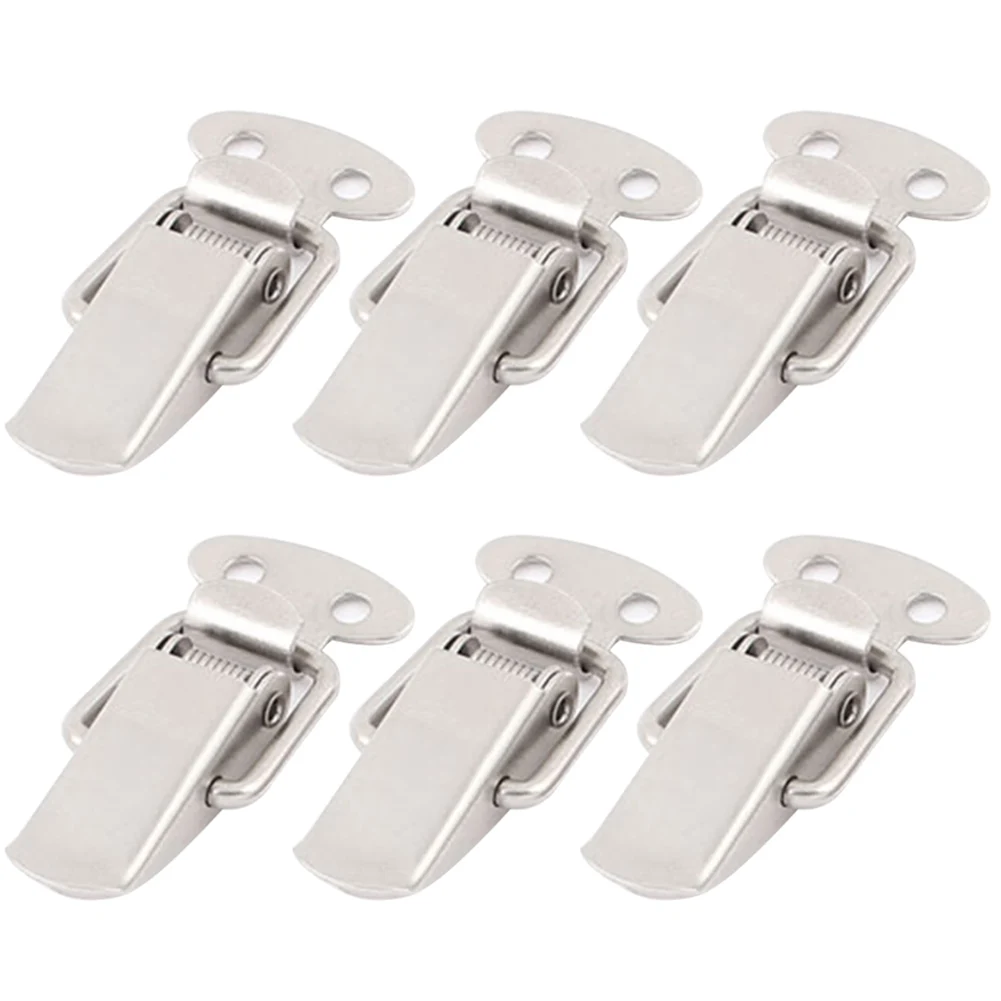 

6Pcs New Spring Loaded Suitcase Chest Tool Box Locking Toggle Latch Hasp Lock Hardware Hogard AP22