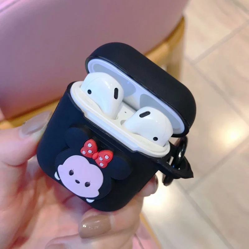 Мультфильм Disneys чехол для Apple Airpod крышка беспроводной Bluetooth наушники силиконовые
