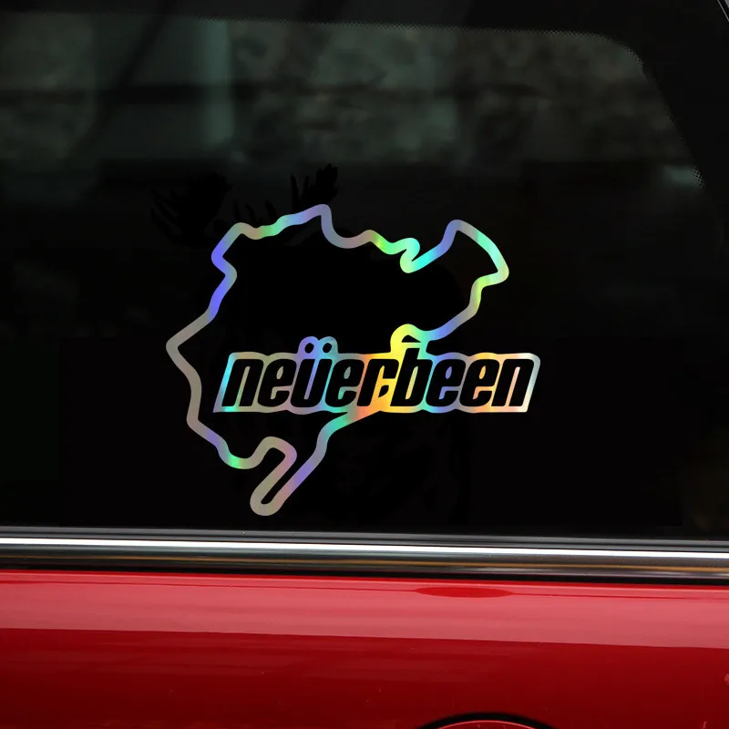 Забавные не автомобиля Стикеры s Nurburgring Светоотражающая наклейка JDM Dubber дрейф