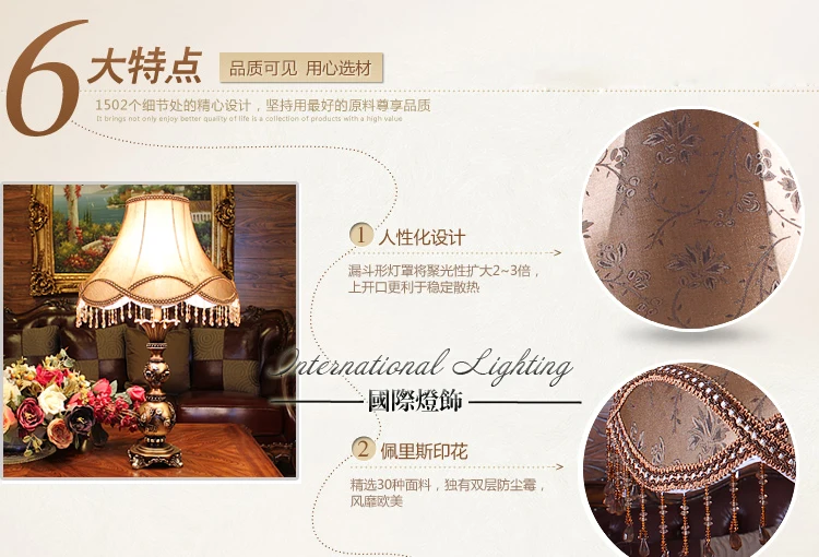 Qiseyuncai-sala de Estar de Estilo Lâmpada de Assoalho Candeeiro de Mesa de Cabeceira Europeu Criativo Retro Vertical Estudo Quarto 33 Qiseyuncai-sala de estar de estilo Europeu lâmpada