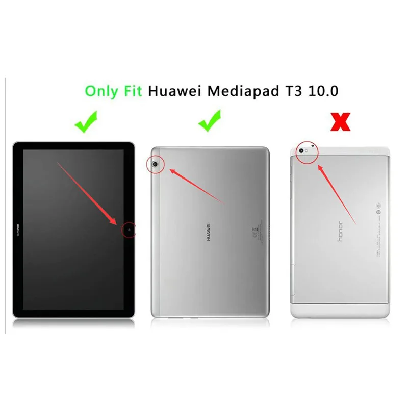 US $976.00 CucKooDo 200Pcslot SlimFit Leather Smart Stand Cover with Auto WakeSleep Function For HUAWEI MediaPad T3 100 inch