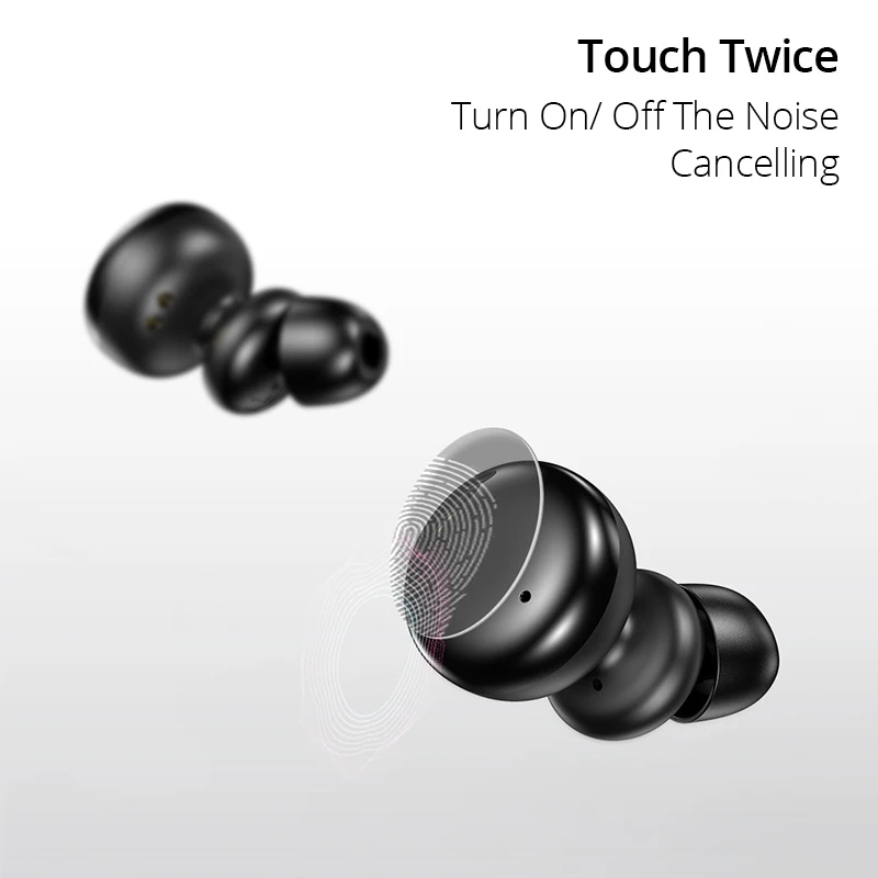 Bonola ANC беспроводные Bluetooth наушники стерео с активным шумоподавлением TWS Touch Key 5 0