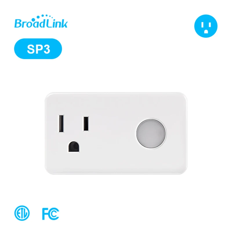 Broadlink US SP3 SP Mini/Contros умная беспроводная WiFi розетка с таймером и