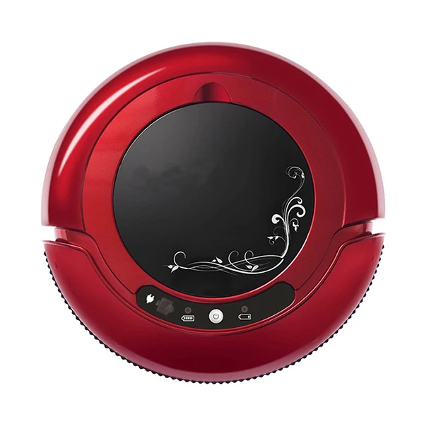 JIQI Интеллектуальный робот пылесос Catcher тонкий HEPA сухой и влажной уборки пылесборник перезаряжаемый аспиратор развертки машина ЕС - Цвет: Красный