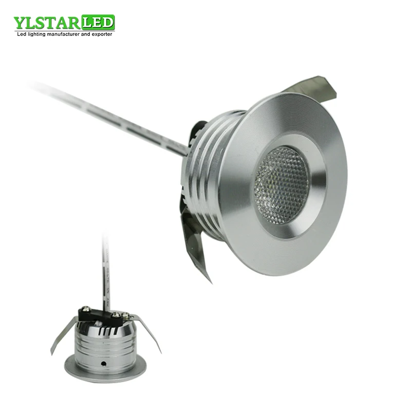 YLSTAR Бесплатная доставка DC3.5V DC12-24V DC85-265V 3 W светодиодный мини-прожектор 35 мм светодиодный нишевые лампы для потолка для Гостиная Кабинет
