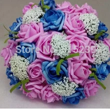 Свадебный букет ручной работы PE Roses buque de noiva Свадебные цветы Свадебные букеты pristian zouboutin