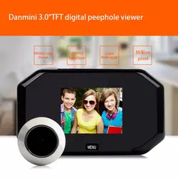 Danmini 3,0 "HD lcd Viewer Digital камера для смотрового глазка 2.0MP Professional цветной экран видео-глаз видео рекордер ночного видения