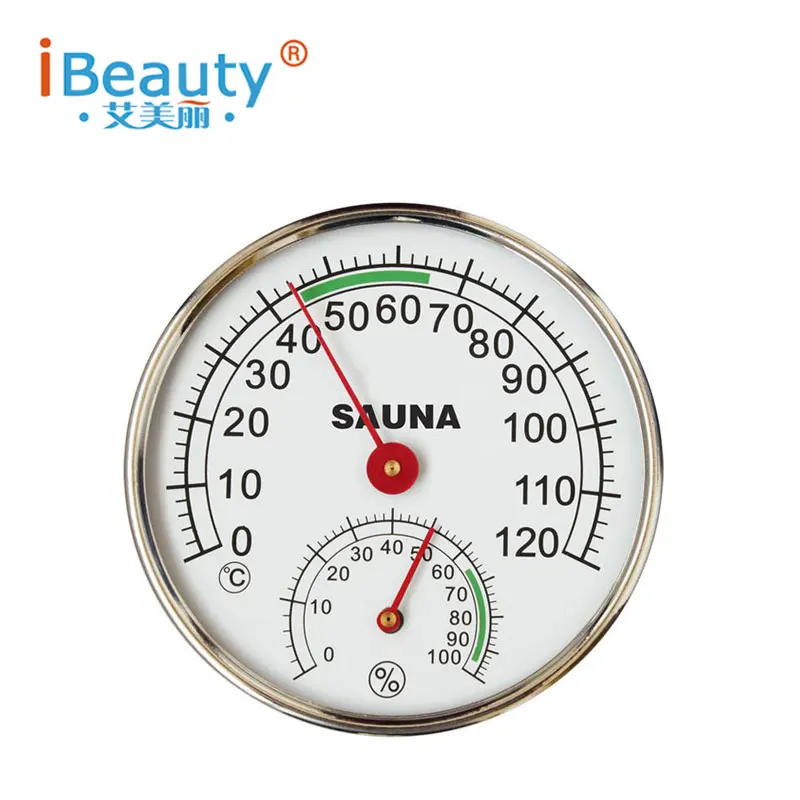 Sauna Thermometer Stainless Steel Case Steam Sauna Room Thermometer