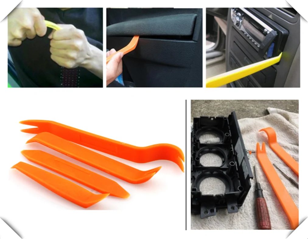 

universal 4PCS car audio door removal tool auto parts multifunction for Peugeot 206 307 406 407 207 208 308 508 2008 3008 4008
