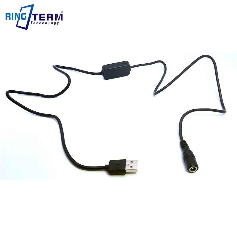USB Мощность кабель женский 5,5 мм разъем с 8V регулятор для Камера Батарея соединитель прямого тока LP-E6 DR-E6/AC-PW20 NP-FW50/BLN1
