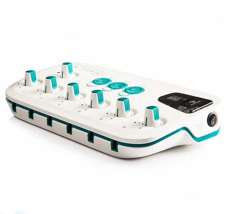 6 Output CFDA EMS TENS unit waist back body massage machine Health multi-functional acupuncture stimulation Muscle relaxation