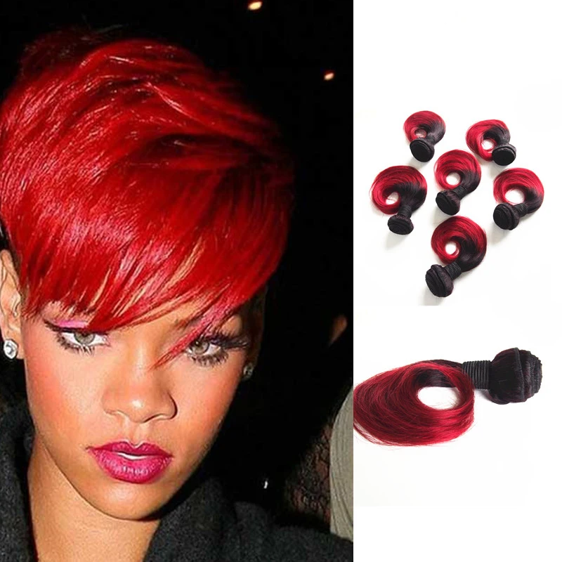 Amapro Hair Product 1pc Hairstyles Short Hair Ombre Two Color
