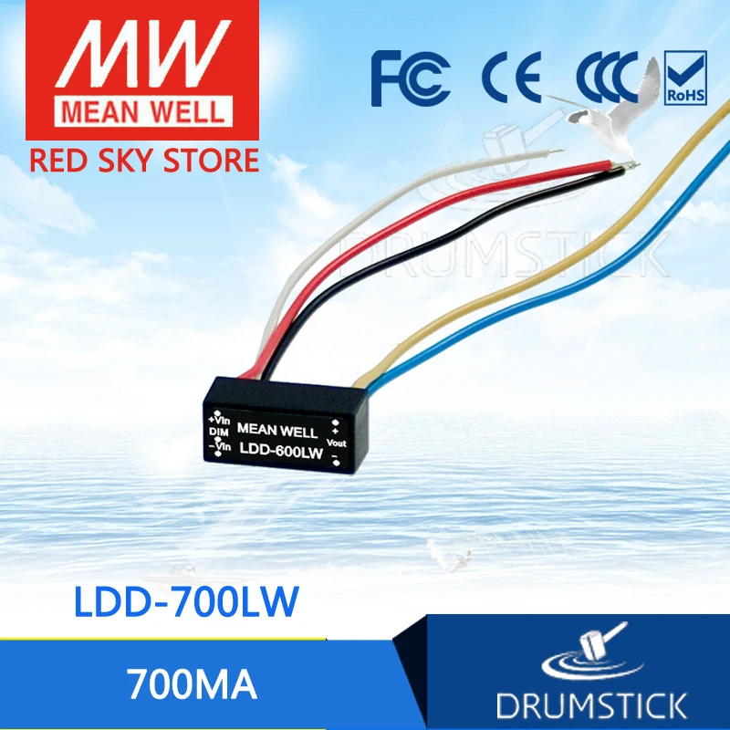 

Genuine MEAN WELL LDD-700LW 2 ~ 32VDC 700mA meanwell LDD-700 DC-DC LED driver wire style